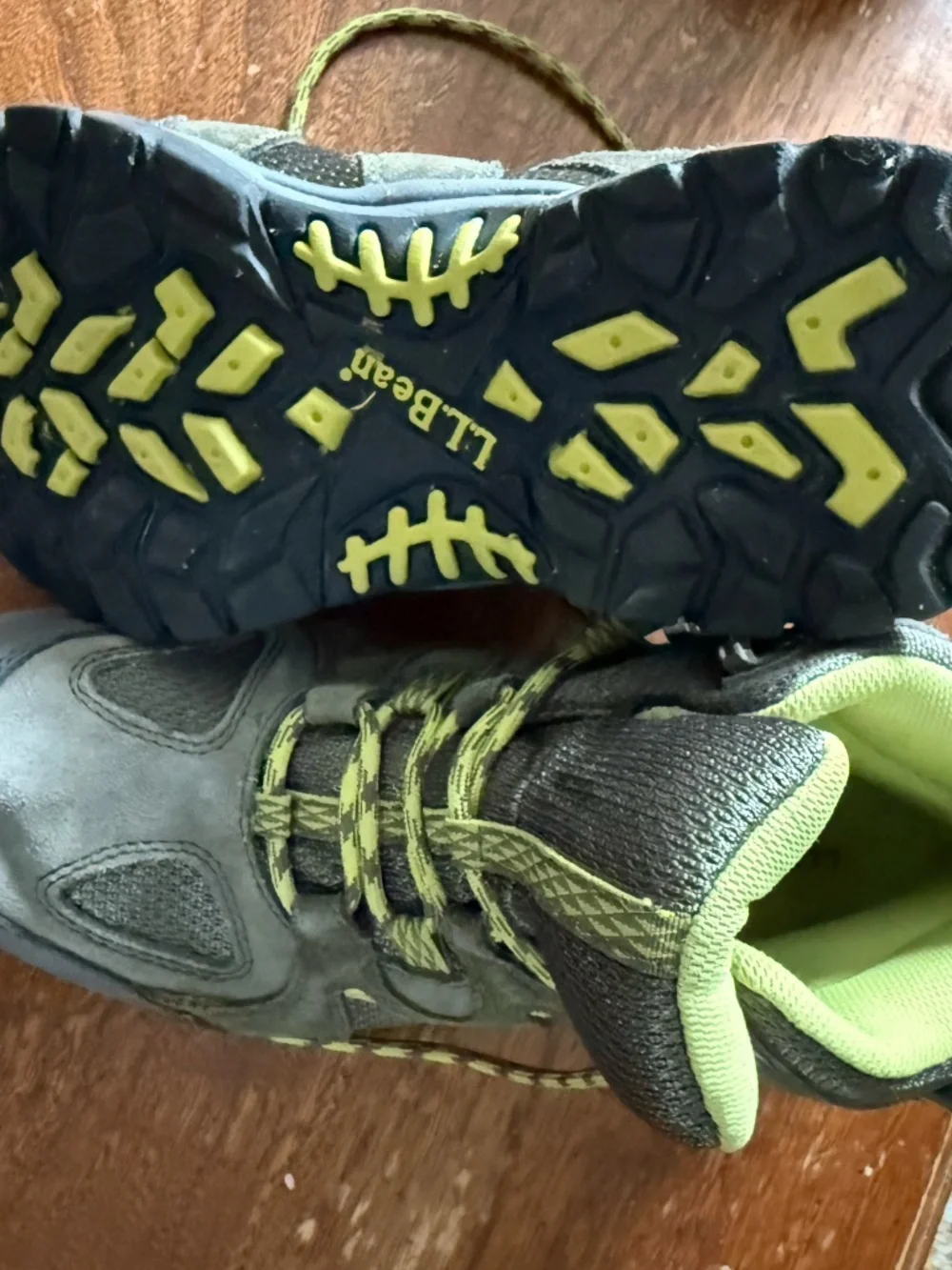 Youth L.L. Bean hiking boots
